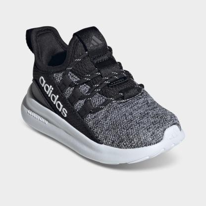 Kids' Toddler adidas Lite Racer Adapt 8.0 Stretch Lace Casual Shoes - Core Black/Footwear White - Both shoes facing left