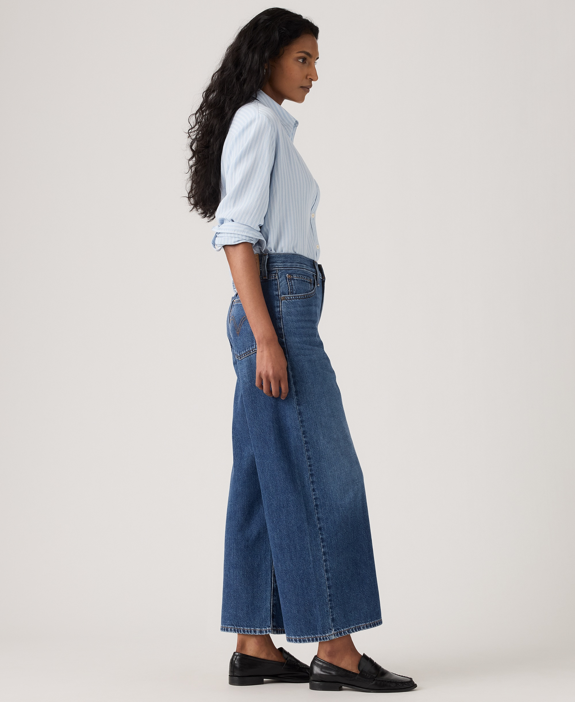 Levi's Women's Middy Wide-Leg Ankle Jeans - Kiss Goodbye