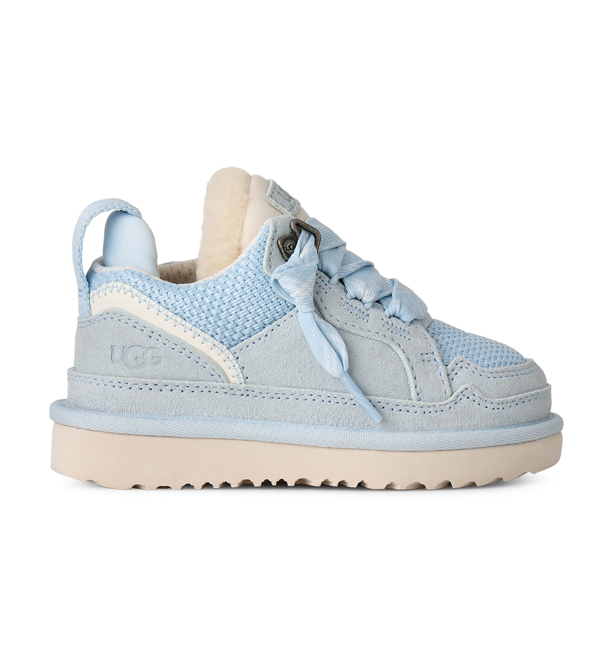 UGG® Toddler Kids Lowmel Lace-Up Sneakers - Sky Blue