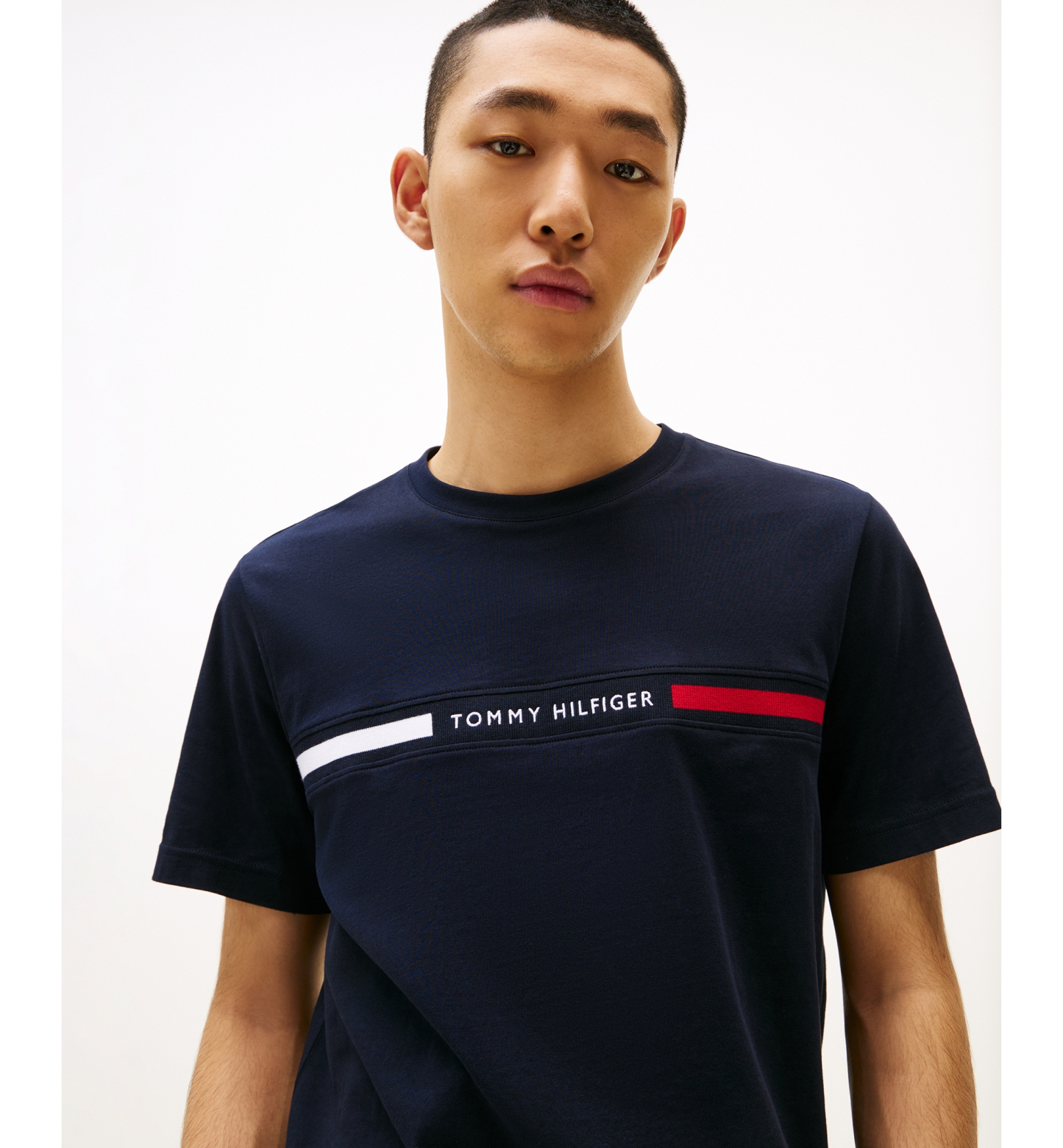 Tommy Hilfiger Men's Chest Insert Logo T-Shirt - Desert Sky