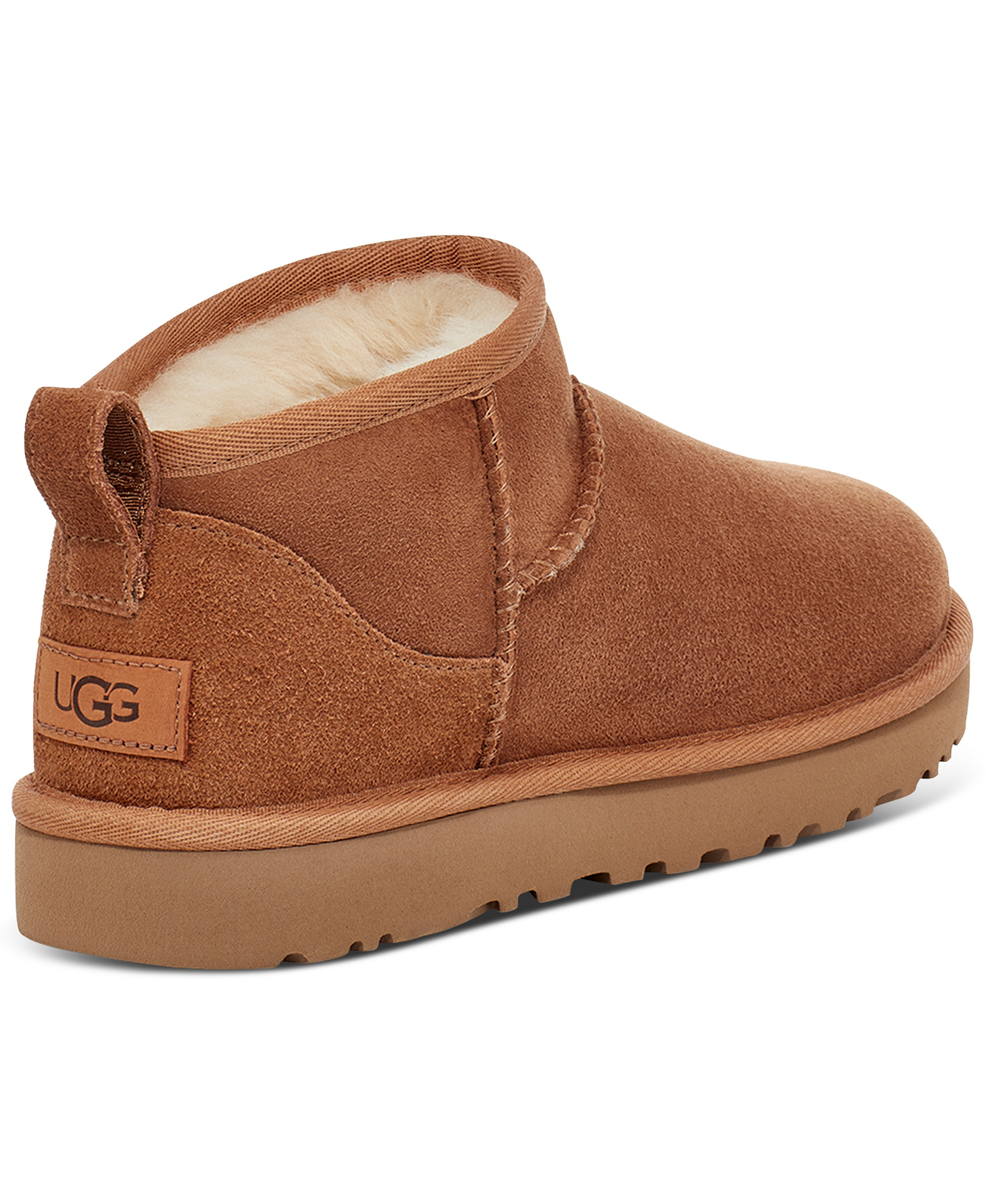 UGG® Women's Classic Ultra Mini Pull-On Booties - Chestnut