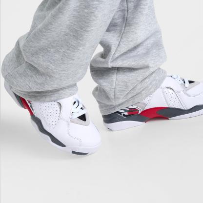 Big Kids' Jordan Swoosh Arch Fleece Sweatpants - Light Grey Heather - view 6