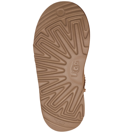 UGG® Kids Classic Ultra Mini Twinface Sheepskin Booties - Chestnut
