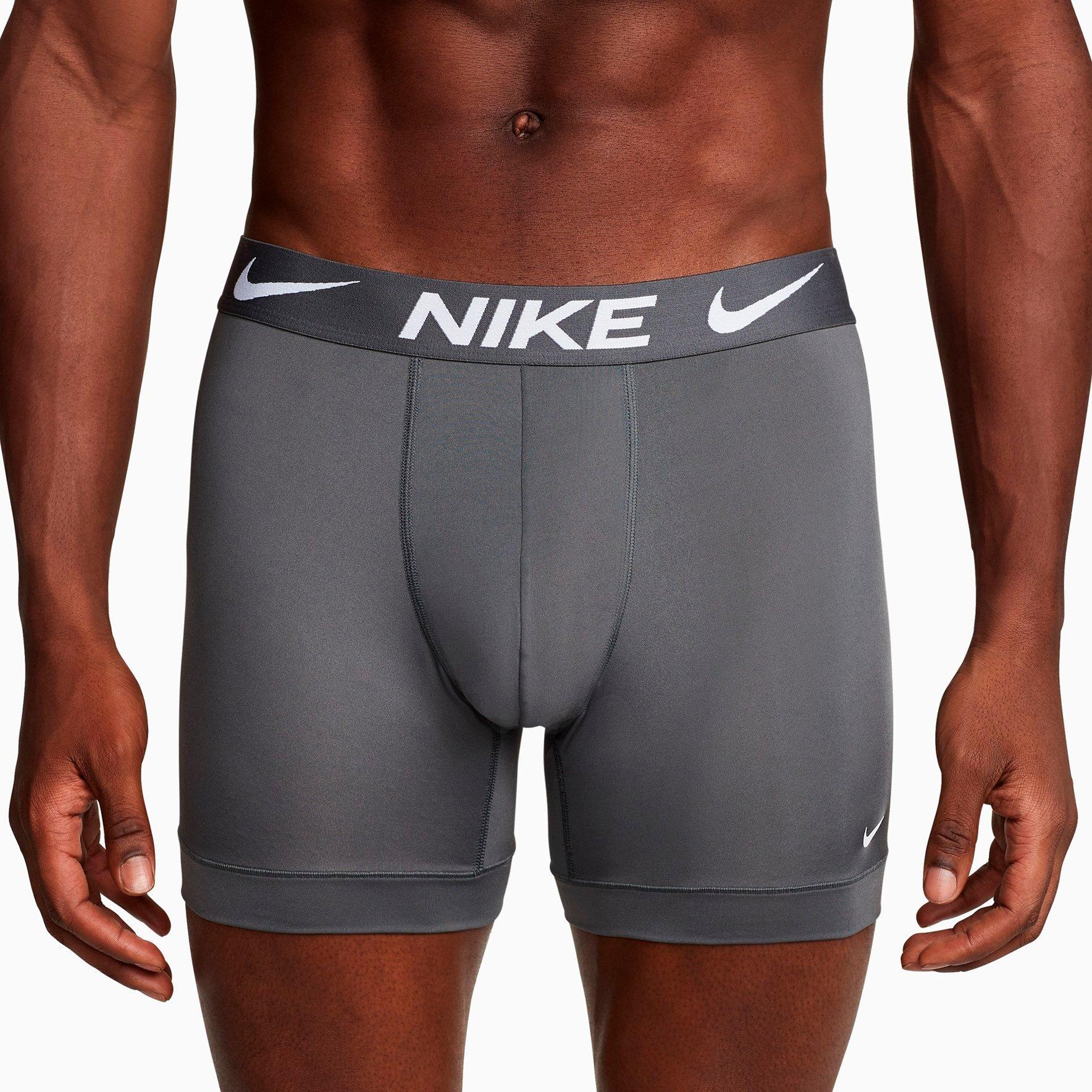 Men's Nithtke Dri-FIT Essential Micro Boxer Briefs (3-Pack) - Blue