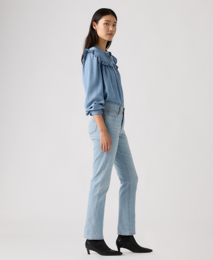 Levi's Women's Classic Mid-Rise Straight-Leg Jeans - Up And Away