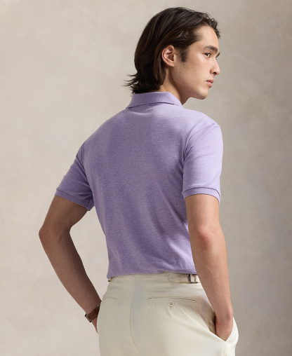 Polo Ralph Lauren Men's Custom Slim Fit Soft Cotton Polo Shirt - Amethyst Heather
