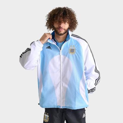 Men's adidas Argentina Home 2006 Soccer Track Top - White/Light Blue - view 1