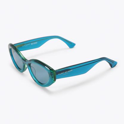 Kurt Geiger London Small Kensington Cat Eye Sunglasses - Blue - view 3