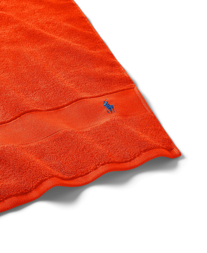 Polo Ralph Lauren Polo Player Cotton Bath Towel, 58" x 30" - Sailing Orange