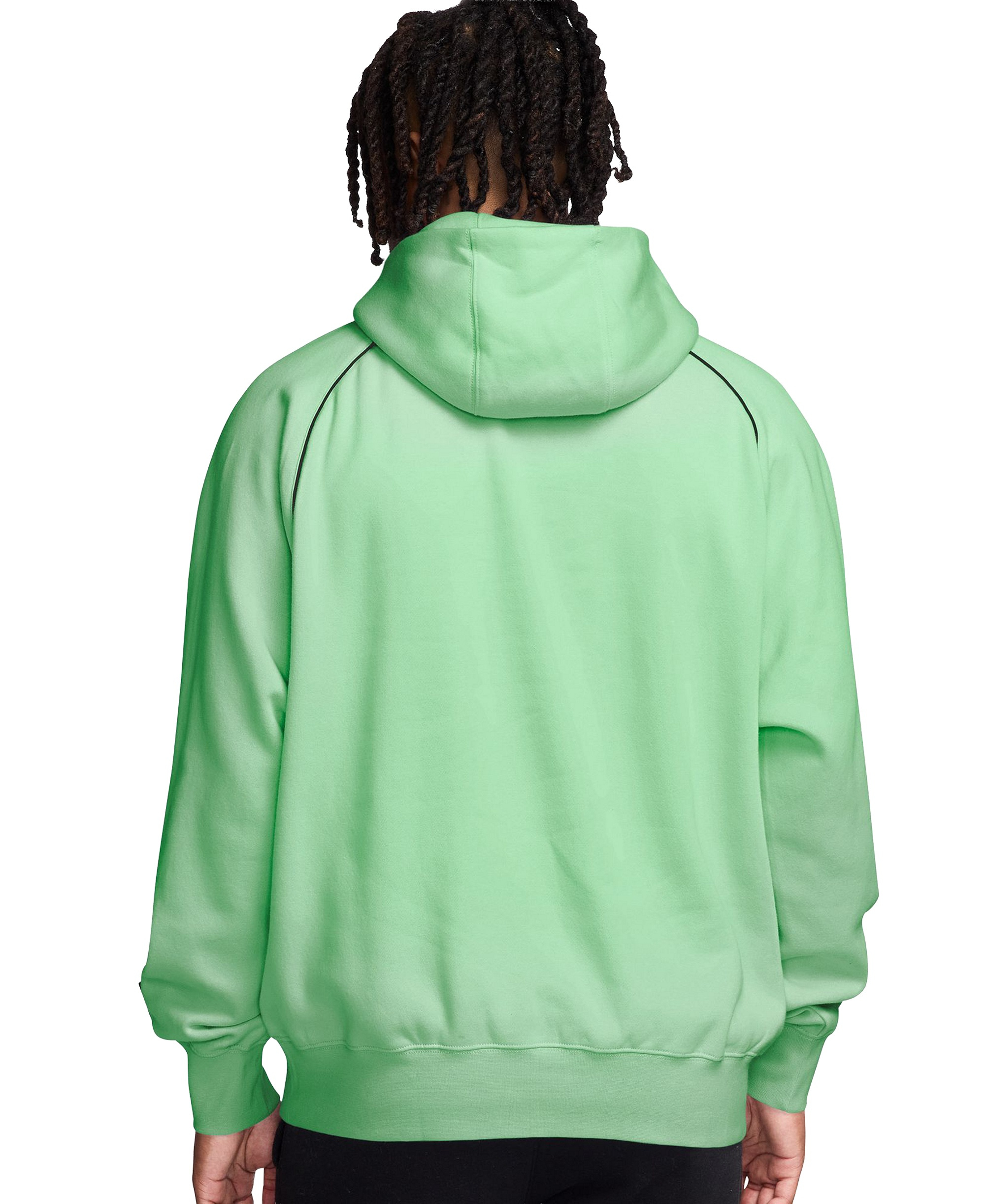 Nike Men's Air Fleece Pullover Hoodie - Cucumber Calm/Black