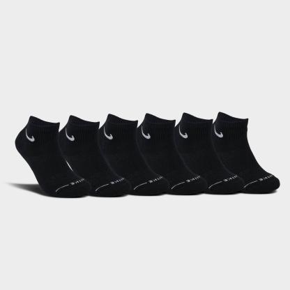 Nike Everyday Elevated Ankle Socks (6-Pack) - Black/White