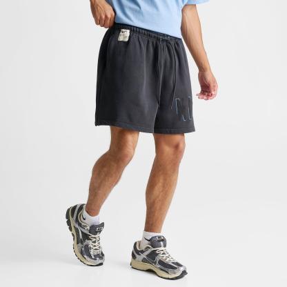 Men's Nithtke Sportswear Club Wordmark Fleece Shorts - Off Noir
