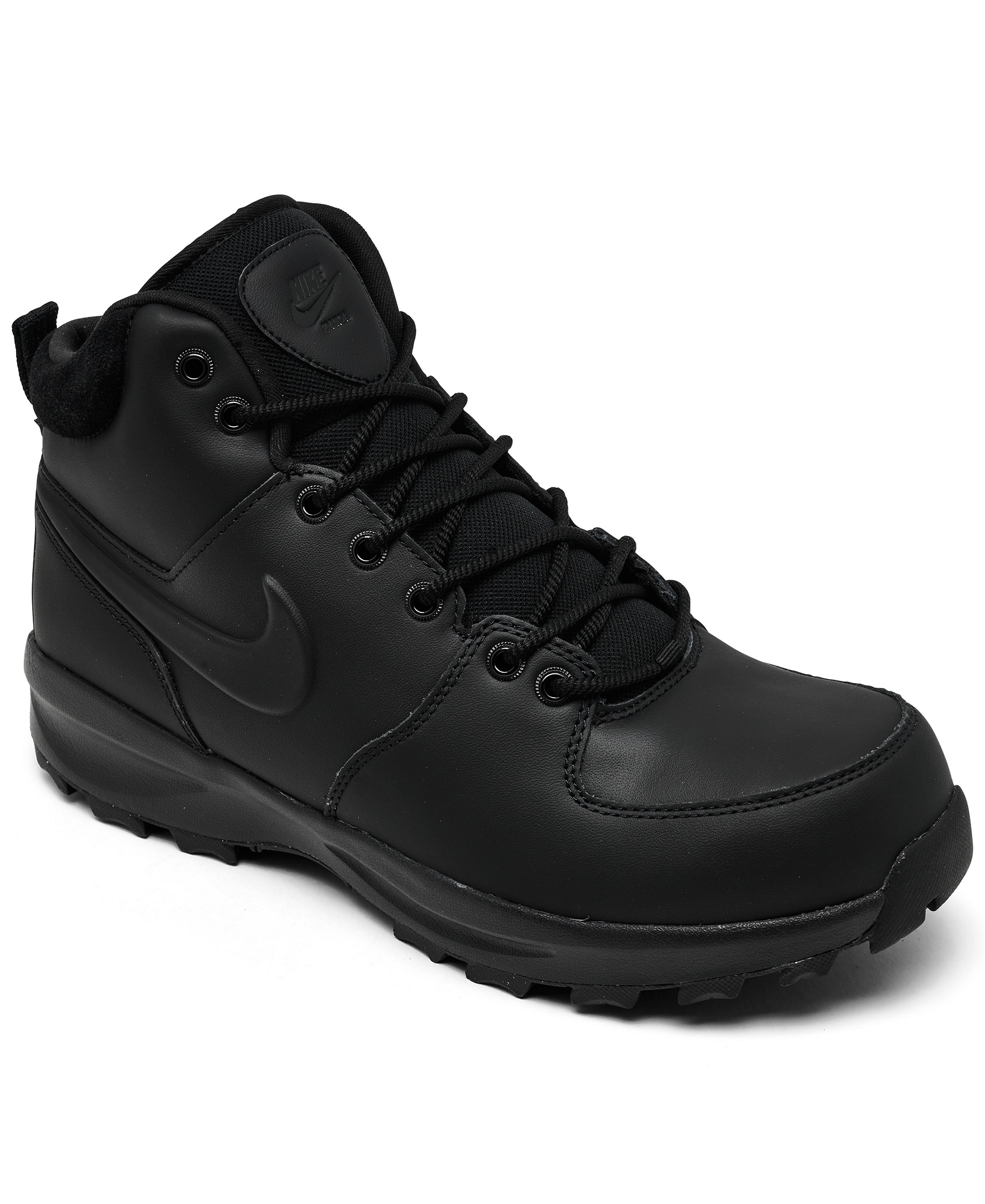 Nike Men's Manoa Leather Boots from Finish Line - Black