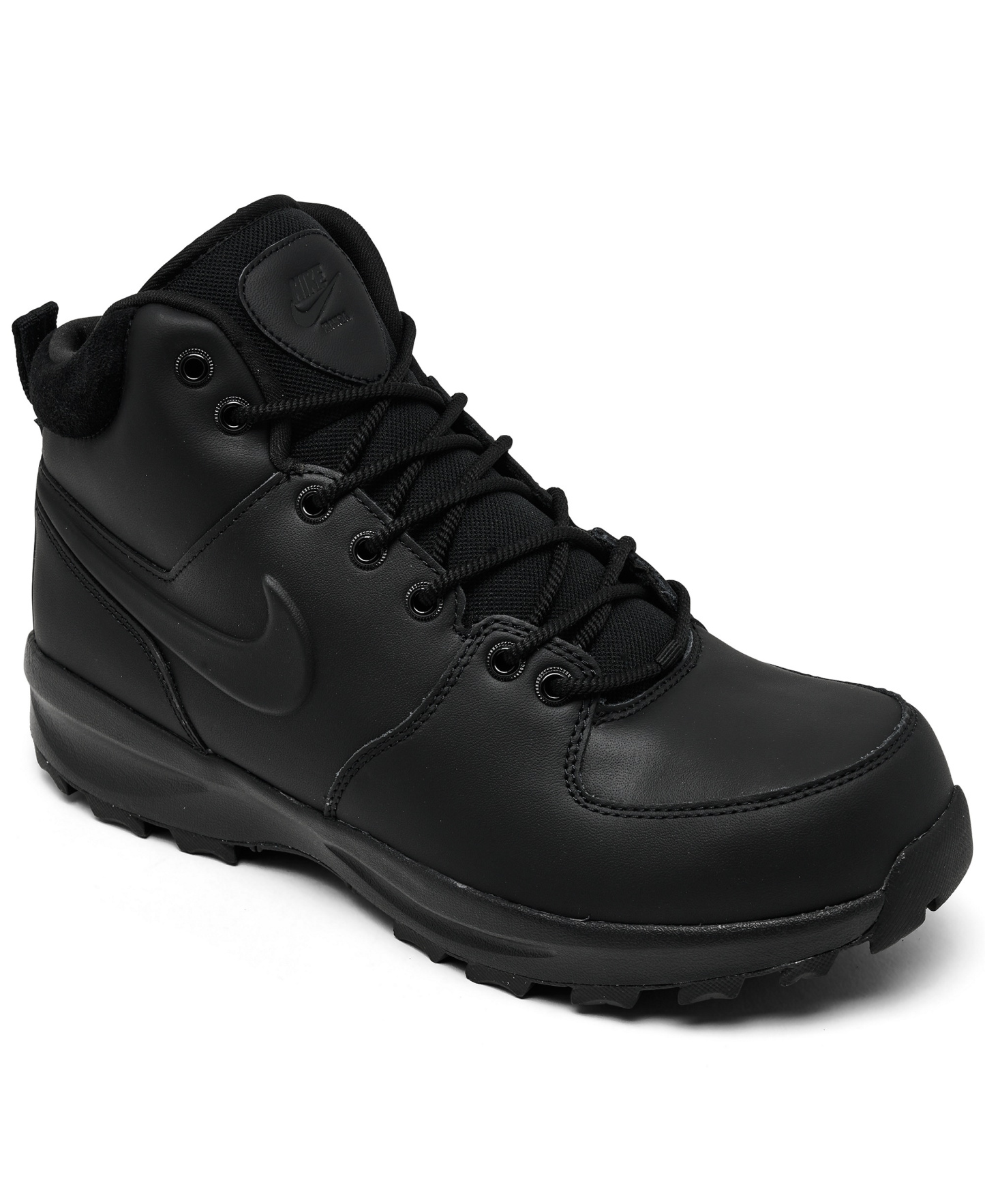 Nike Men's Manoa Leather Boots from Finish Line - Black