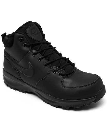 Nike Men's Manoa Leather Boots from Finish Line - Black