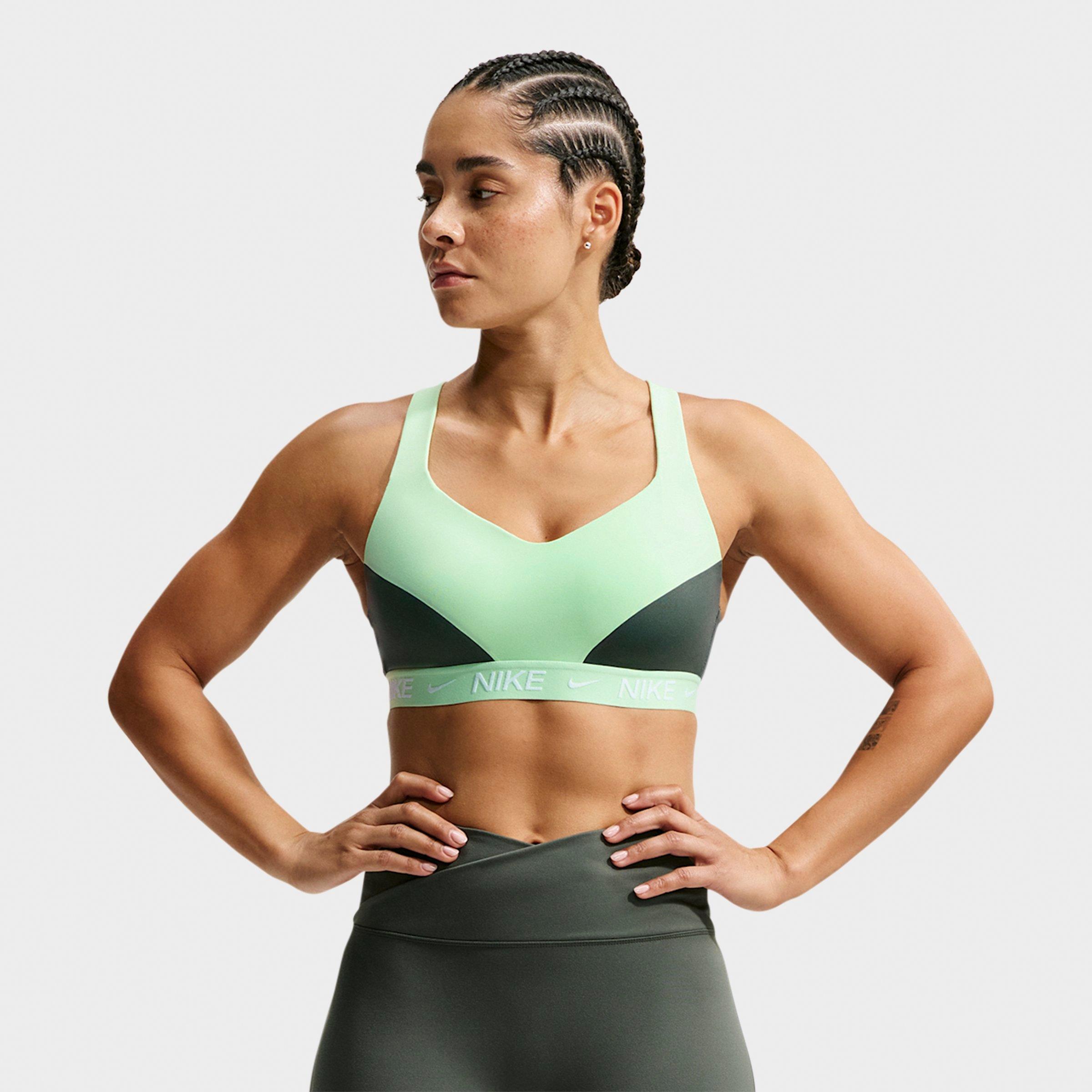 Women's Nithtke Dri-FIT Indy High Support Sports Bra - Cucumber Calm/Camo Green