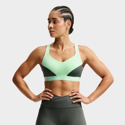 Women's Nithtke Dri-FIT Indy High Support Sports Bra - Cucumber Calm/Camo Green