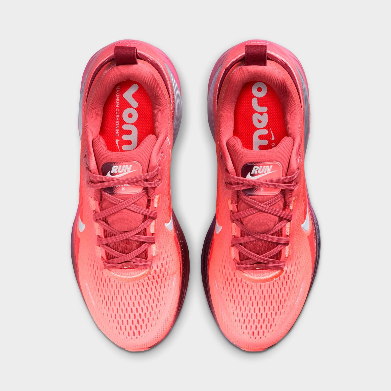Women's Nike Vomero 18 SE Running Shoes - Light Redwood/Bright Crimson/Atomic Pink/Barely Green
