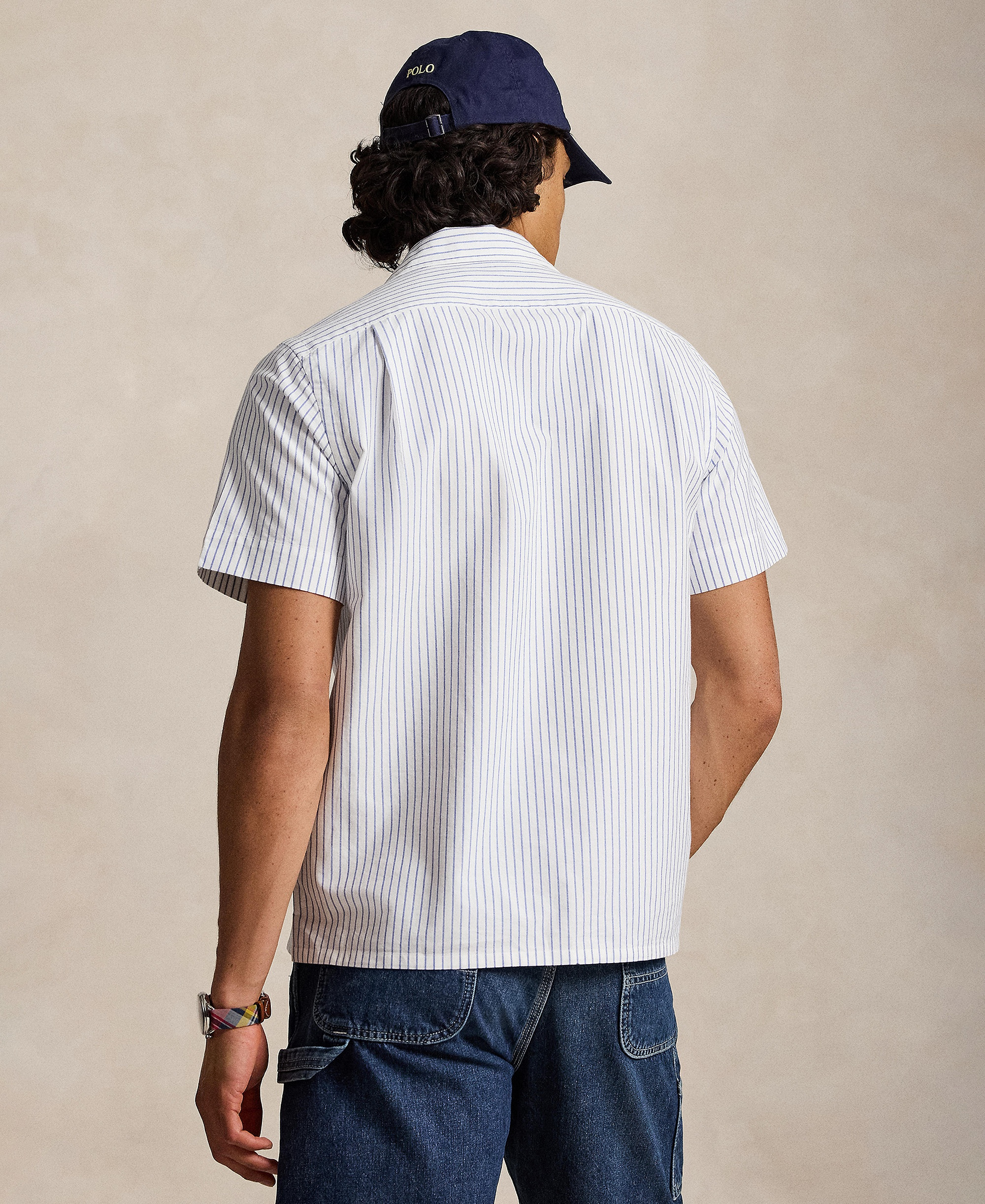 Polo Ralph Lauren Men's Classic-Fit Oxford Shirt - White Royal