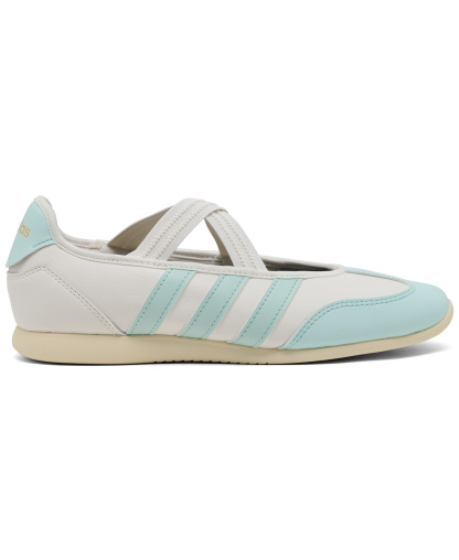 adidas Big Girls Barreda Mary Jane Lifestyle Sneakers - White, Mint, Vanilla