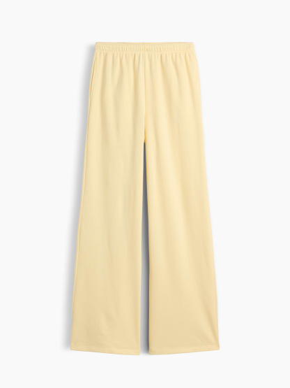 Mid Rise VintageSoft Terry Loose Sweatpants - Maize yellow