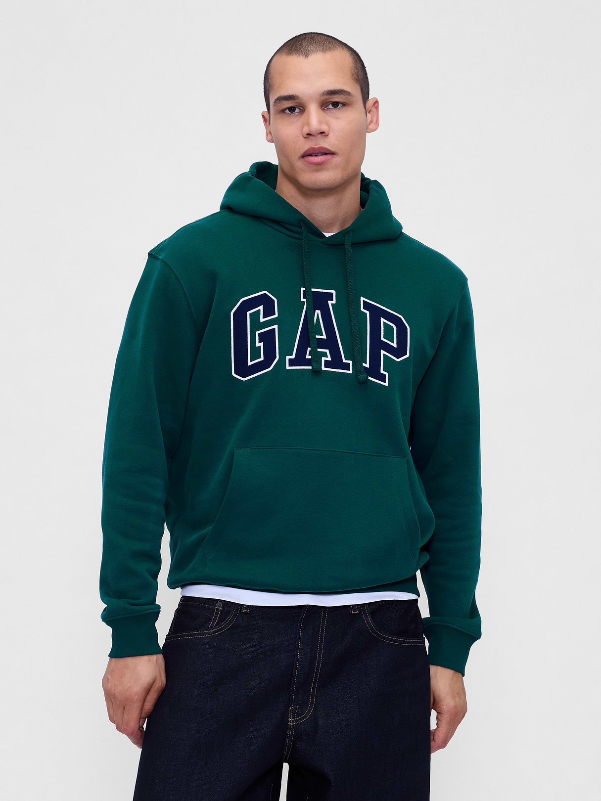 Adult VintageSoft Arch Logo Hoodie - TROPIC GREEN