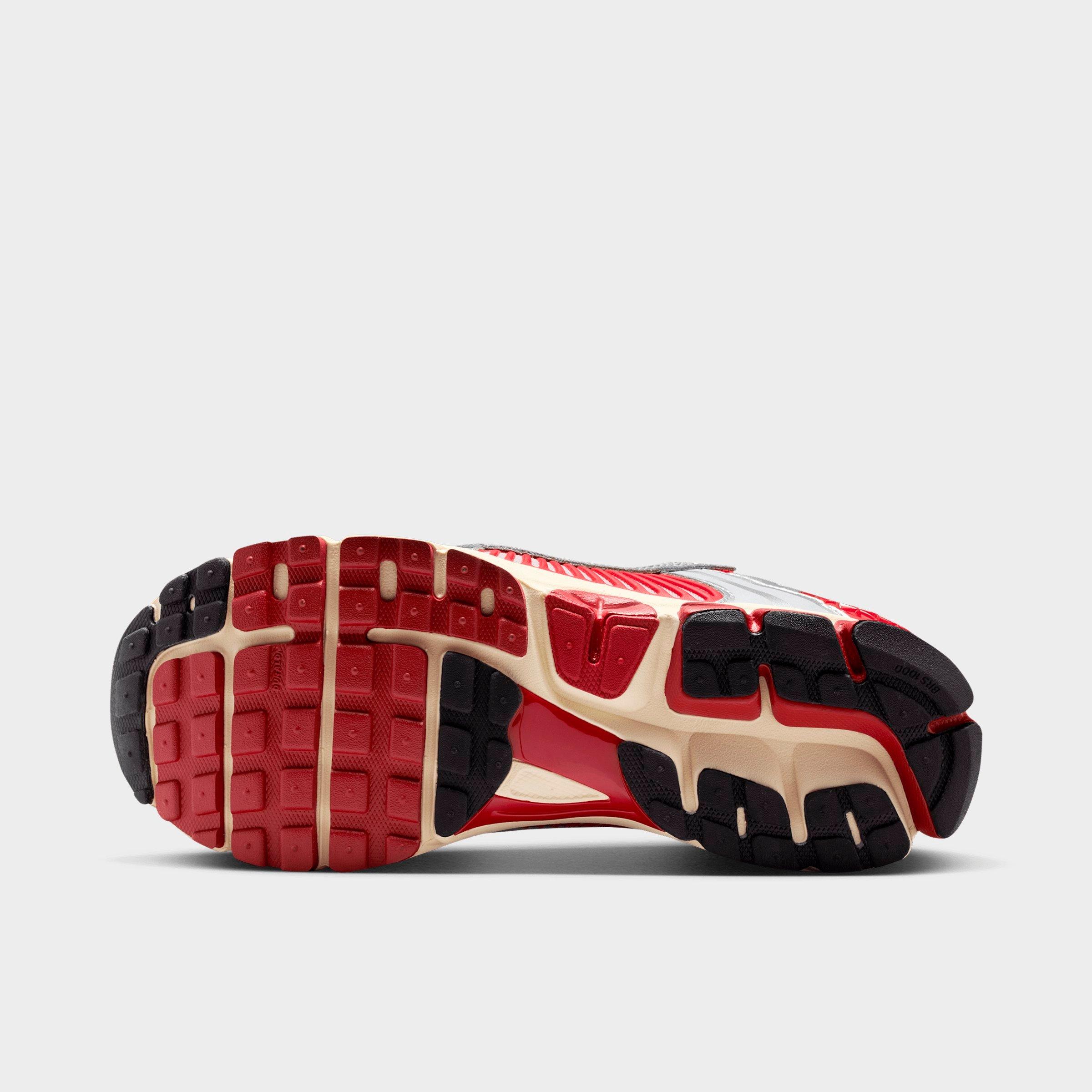 Men's Nithtke Zoom Vomero 5 Casual Shoes - Part 1 - Gym Red/Metallic Silver/Coconut Milk/Chrome - Bottom view