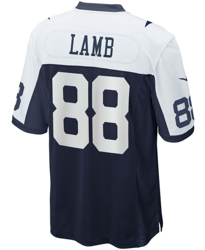 Nike Men's CeeDee Lamb Dallas Cowboys Alternate Game Team Jersey - Navy, White