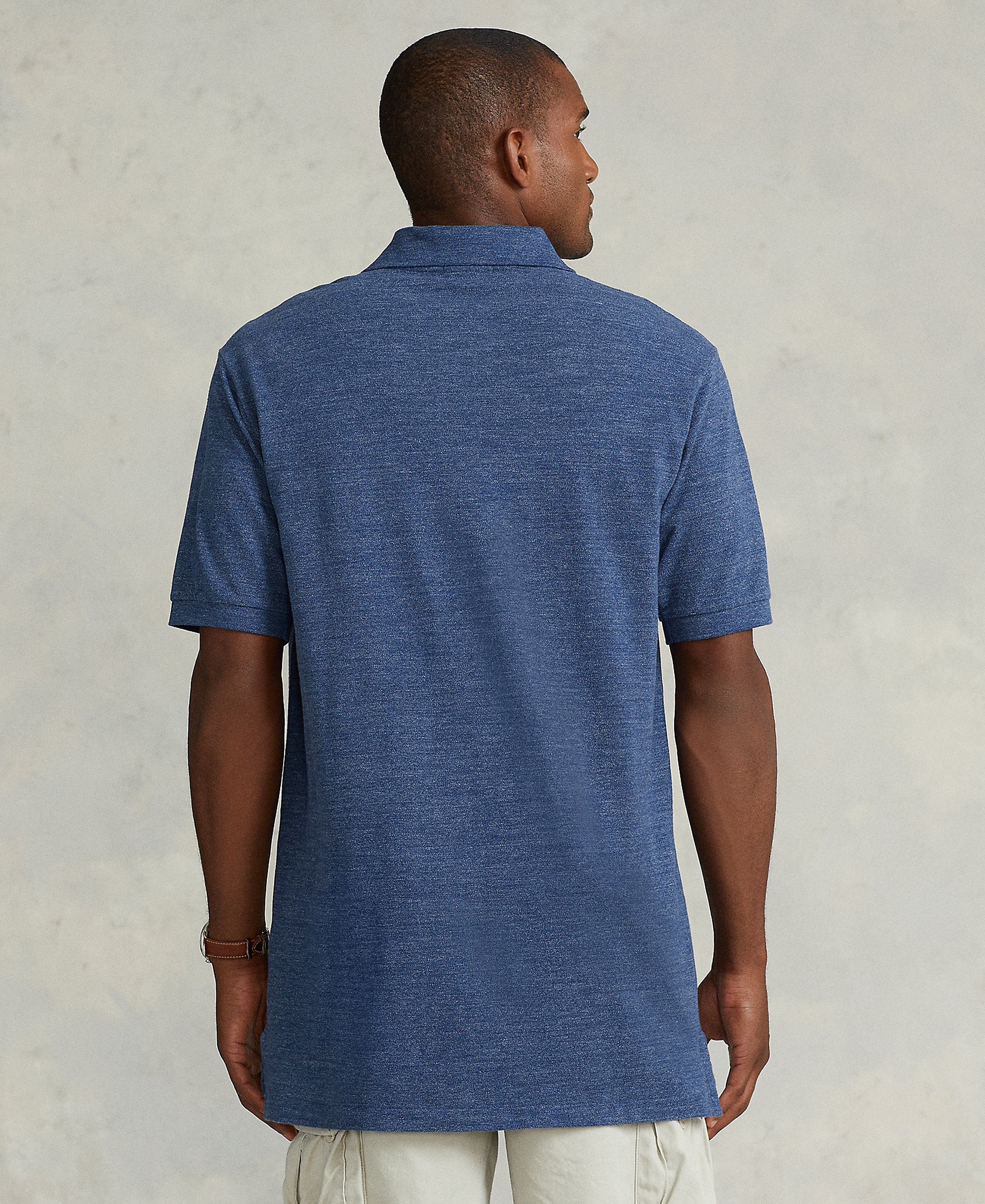 Polo Ralph Lauren Men's Big & Tall Cotton Short-Sleeve Polo Shirt - Classic Royal Heather