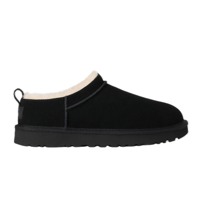 UGG® Women's Classic Micro Pull Tab Round Toe Booties - Black