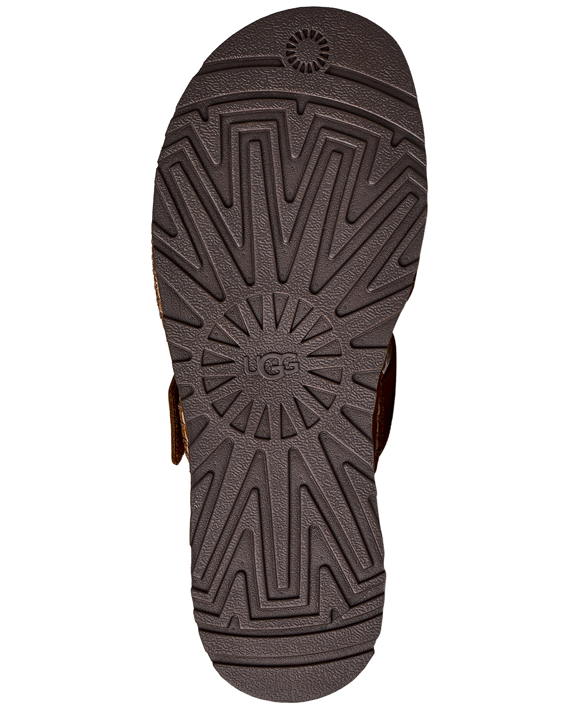 UGG® Women's GoldenGaze Slide Sandals - Dark Chestnut