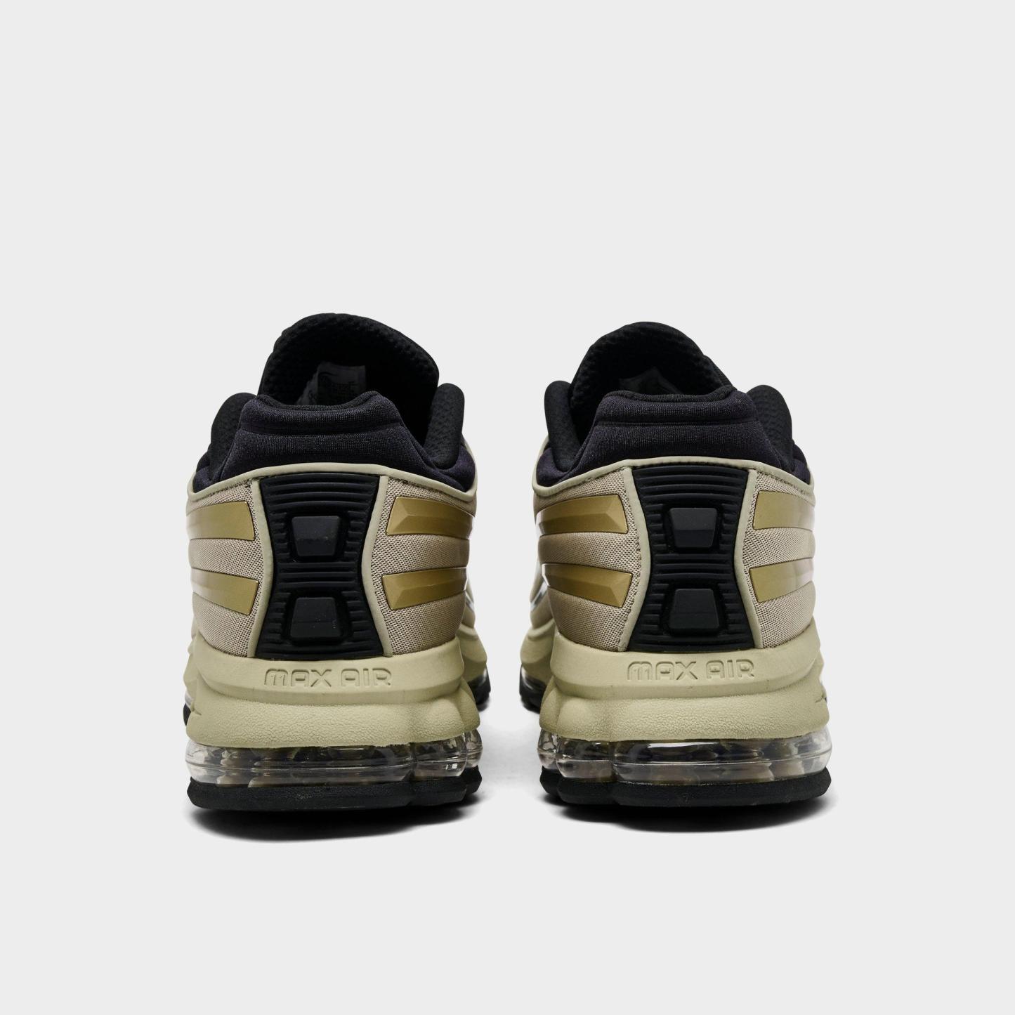 Men's Nithtke Air Max Ecstasy Plus Casual Shoes - Desert Khaki/Black/Metallic Gold - Back view