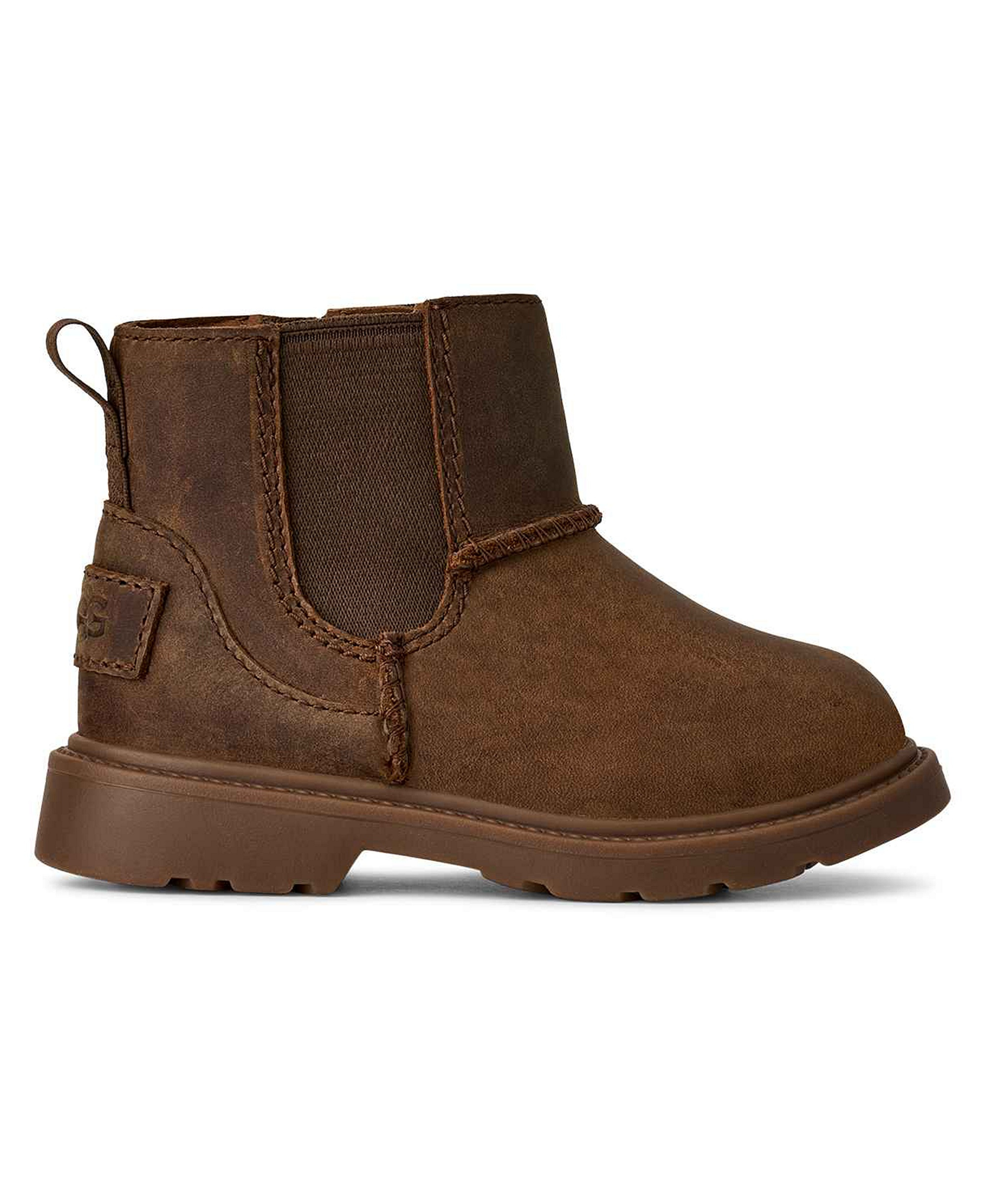 UGG® Toddler Kids Perry Weather Chelsea Zipper Booties - Walnut