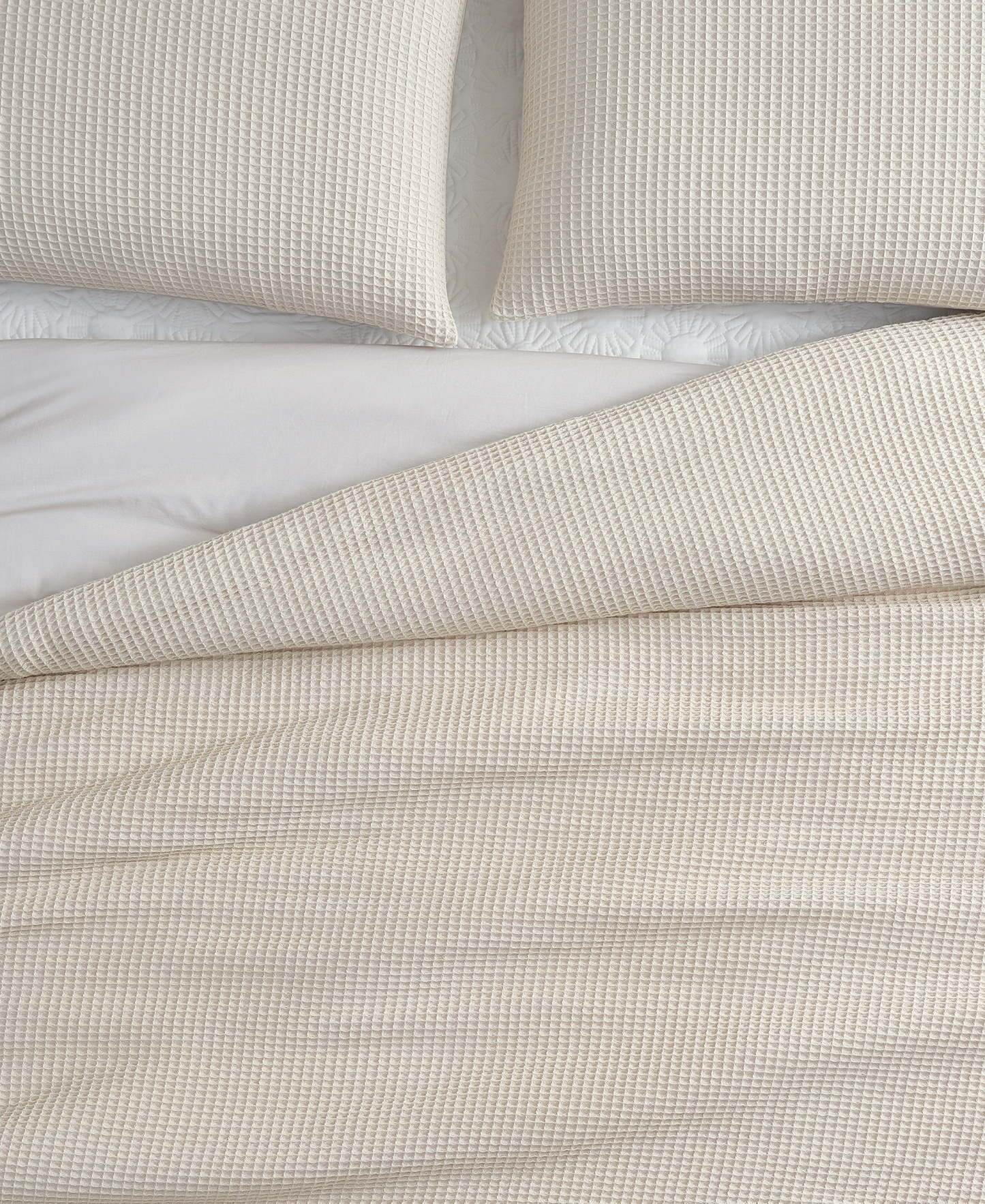 UGG® Kyla Waffle 2-Pc. Comforter Set, Twin/Twin XL - Cream