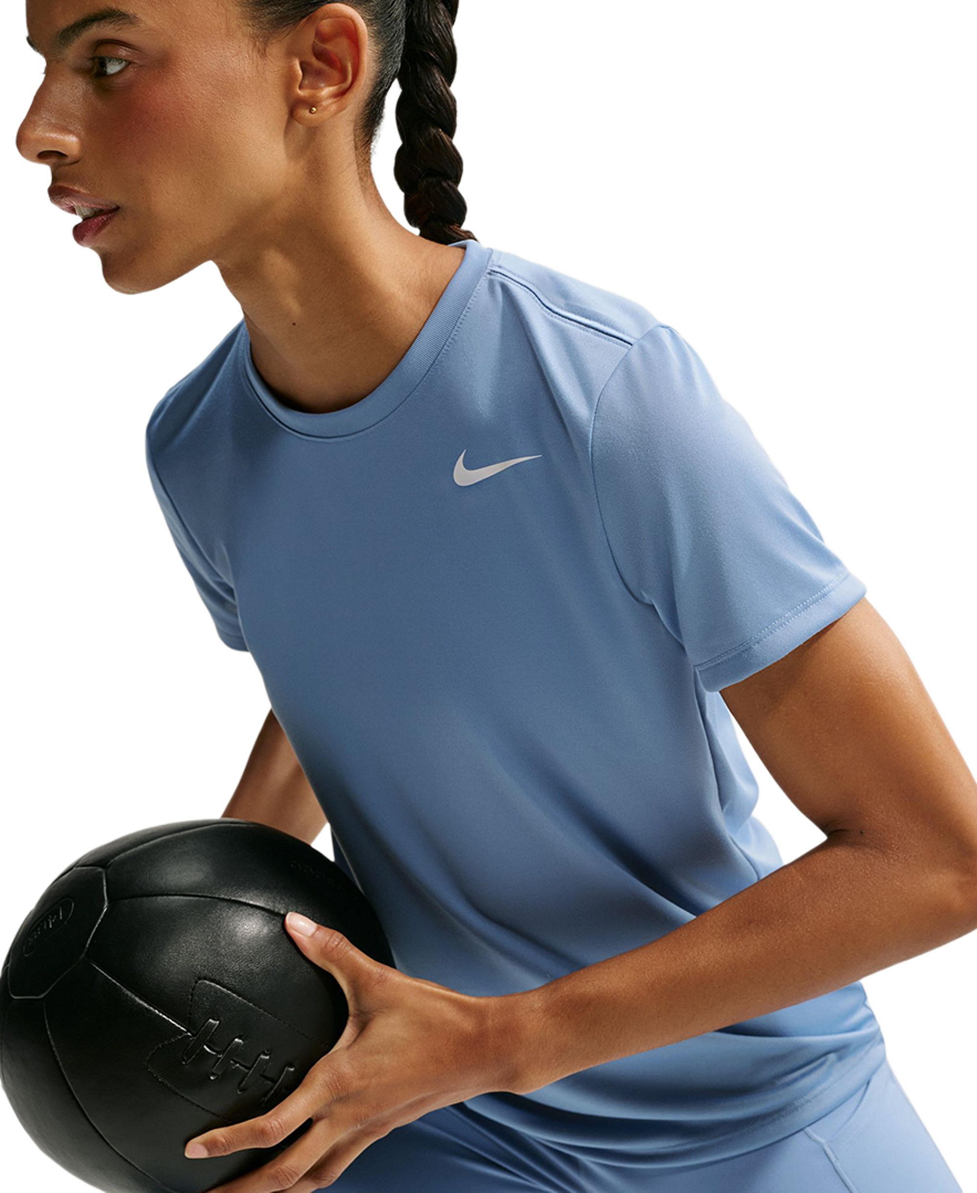 Nike Women's Dri-FIT T-Shirt - Work Blue/white