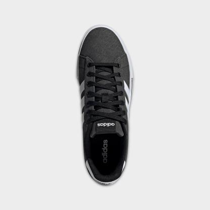 Men's adidas Daily 4.0 Casual Shoes (Big Kids' Sizes Available) - Part 1 - Core Black/Cloud White/Core Black - Top view