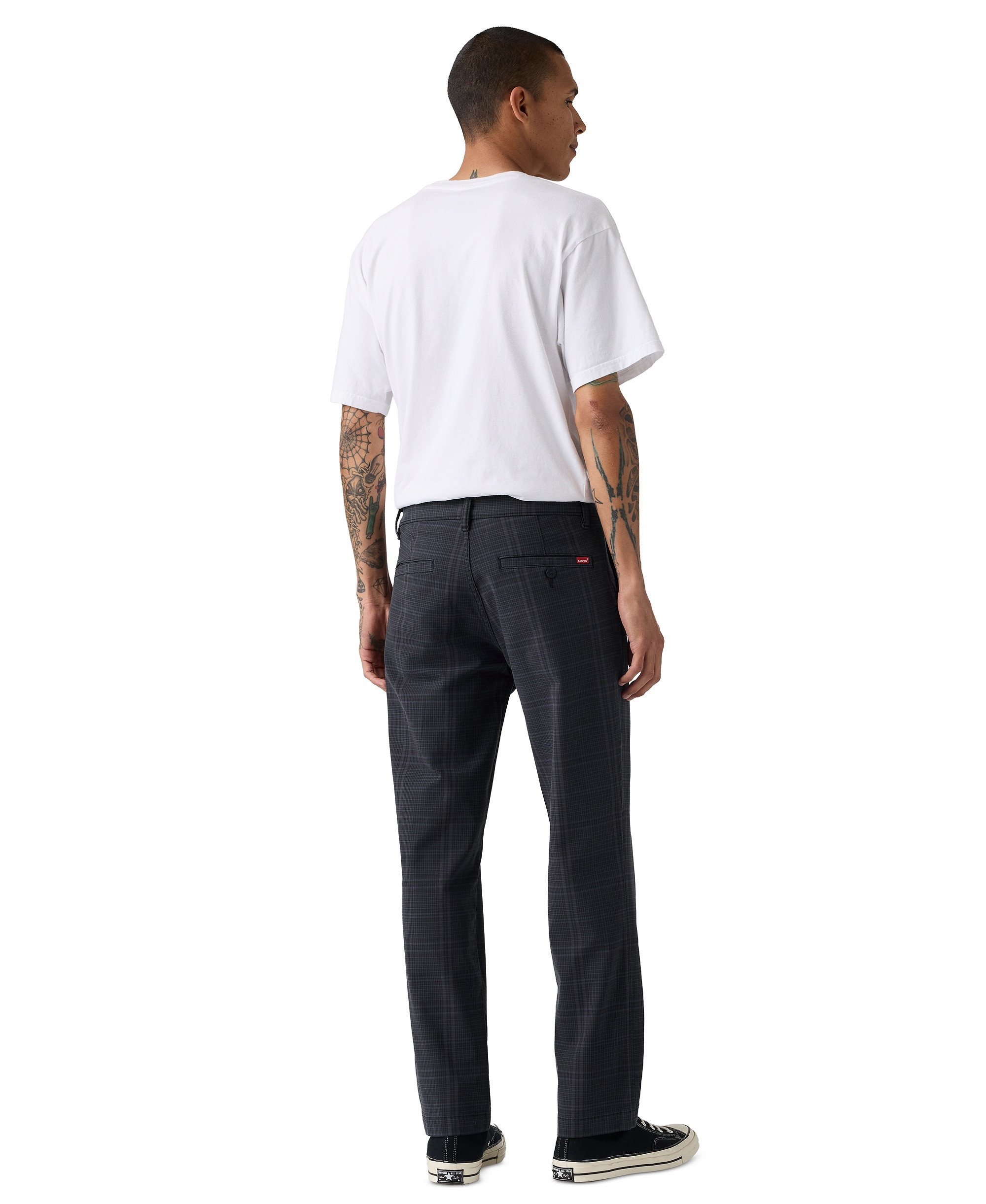 Levi's Men's XX Chino Straight Pants - Garnet Plaid