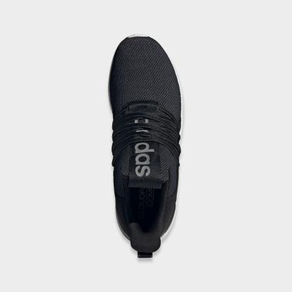 Men's adidas Lite Racer Adapt 7.0 Casual Shoes - Core Black/Grey/Grey - Top view