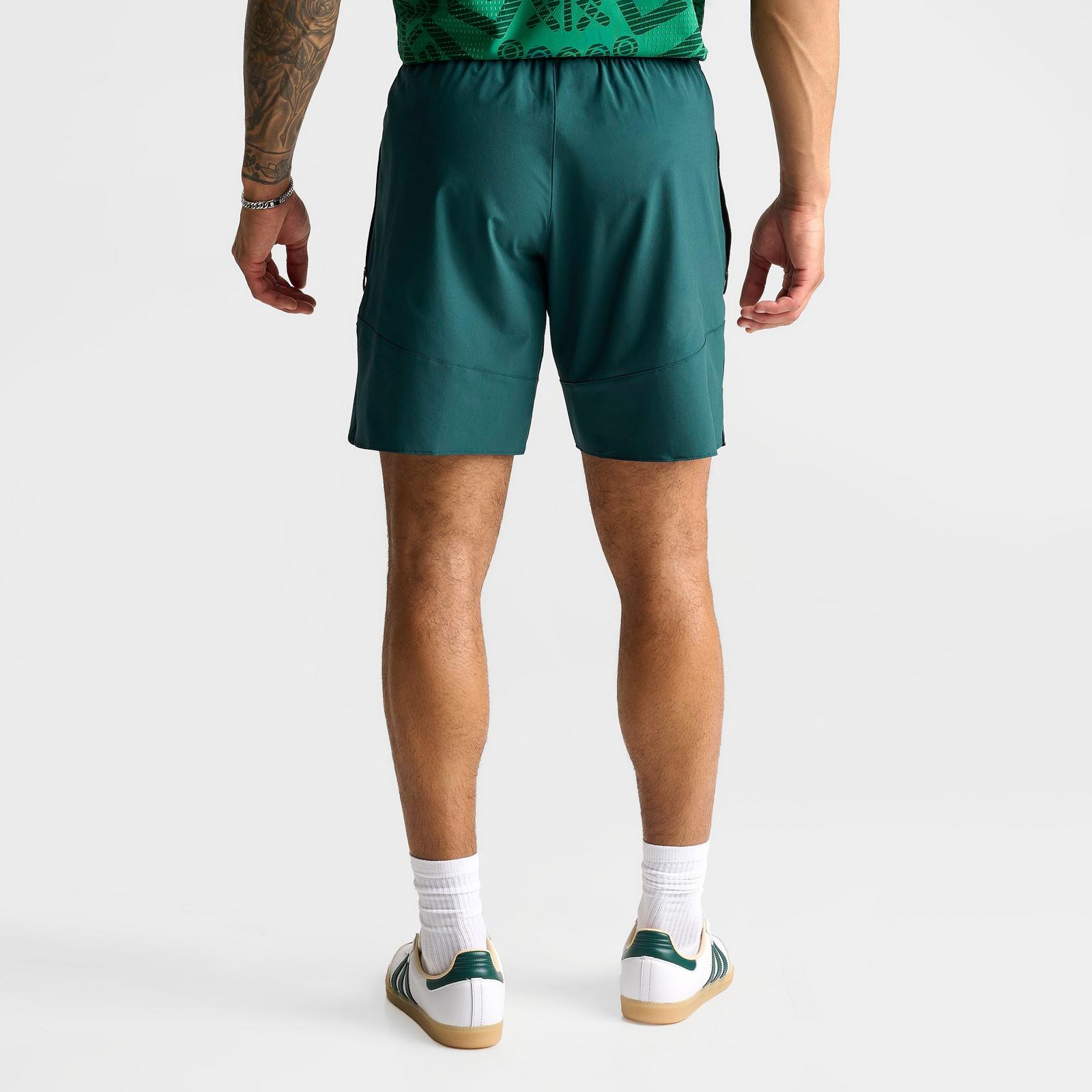 Men's adidas Mexico Soccer Tiro Travel Shorts - Aurora Ivy - view 4