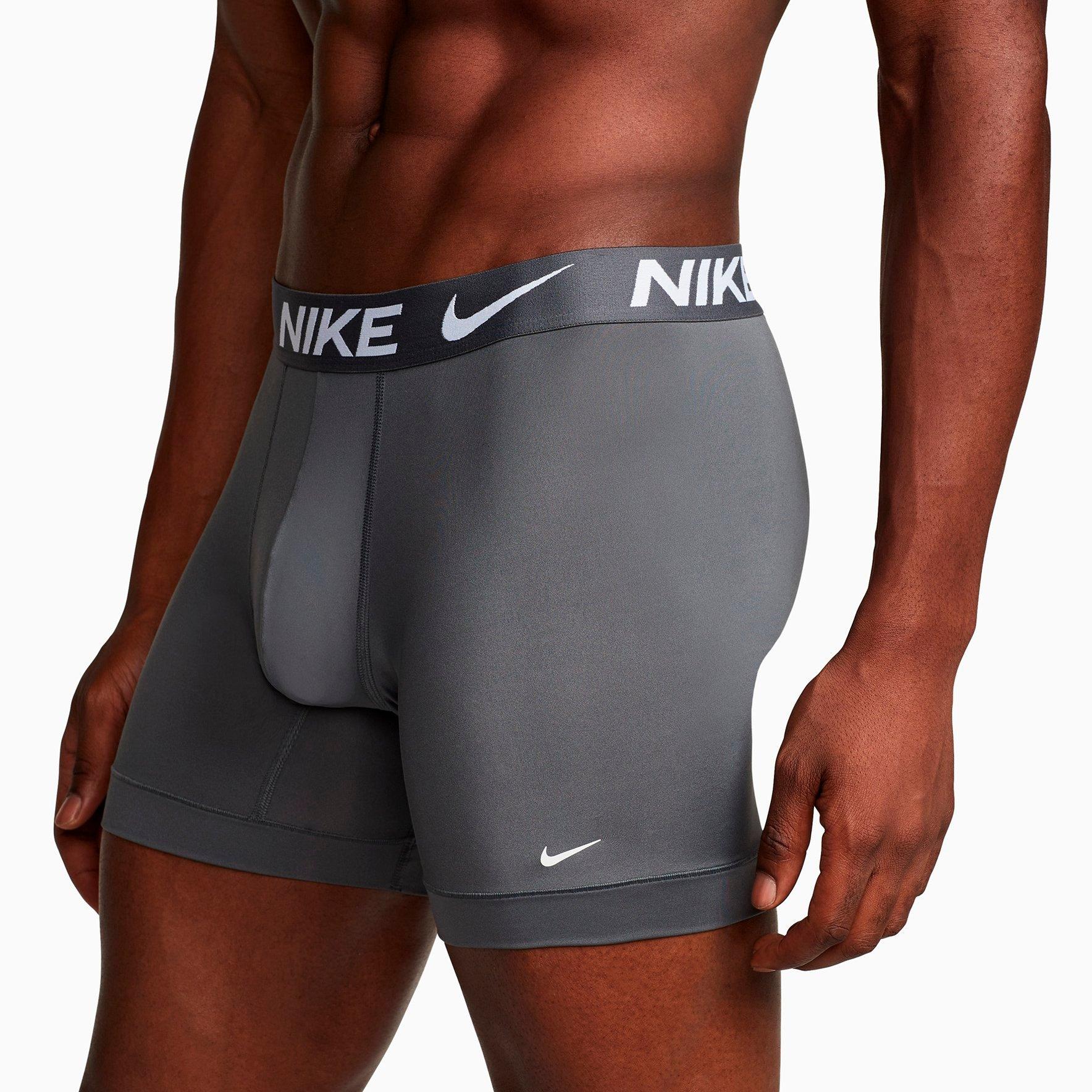 Men's Nithtke Dri-FIT Essential Micro Boxer Briefs (3-Pack) - Blue