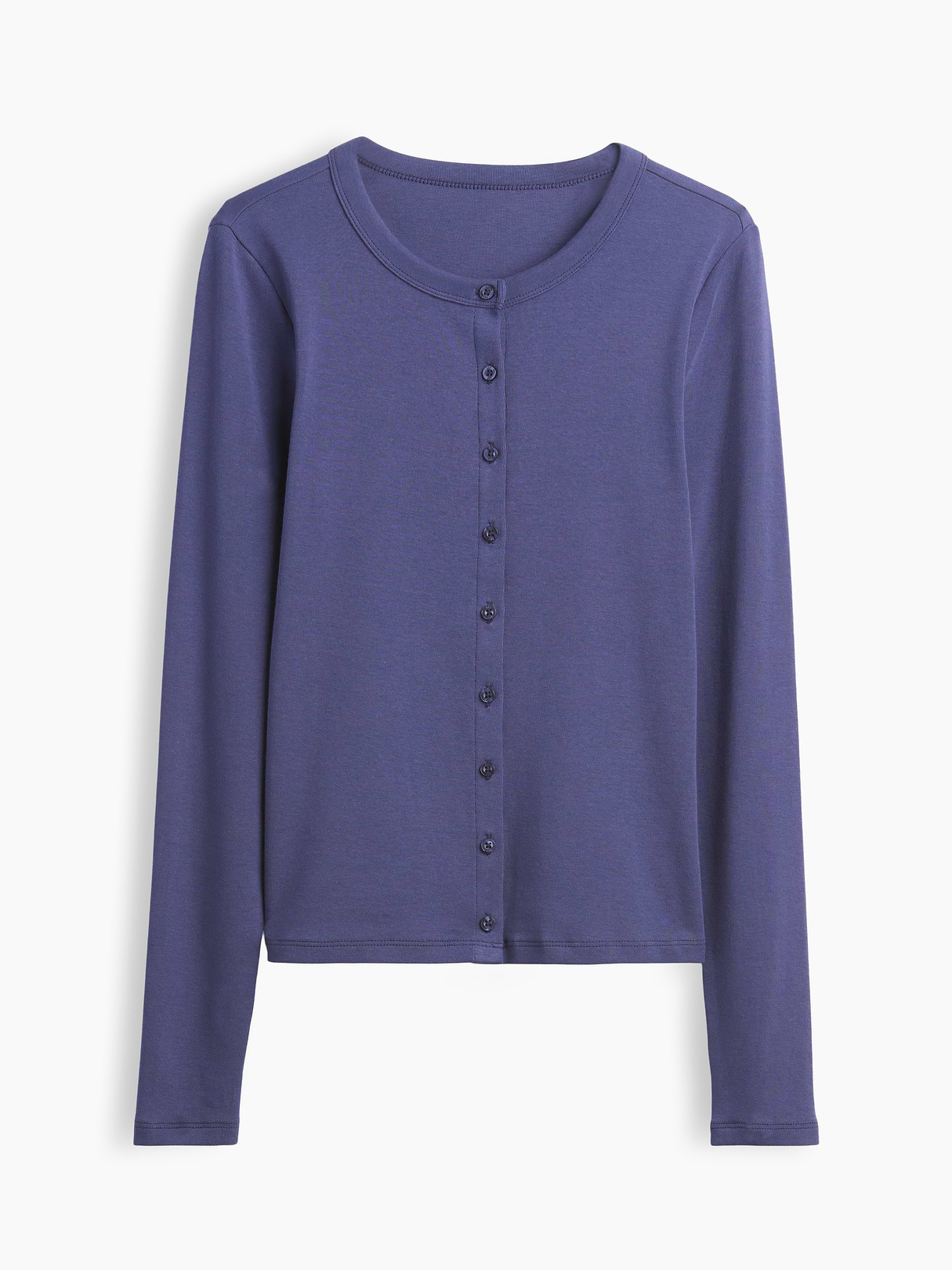 Modern Crewneck Cardigan - Sargassus blue