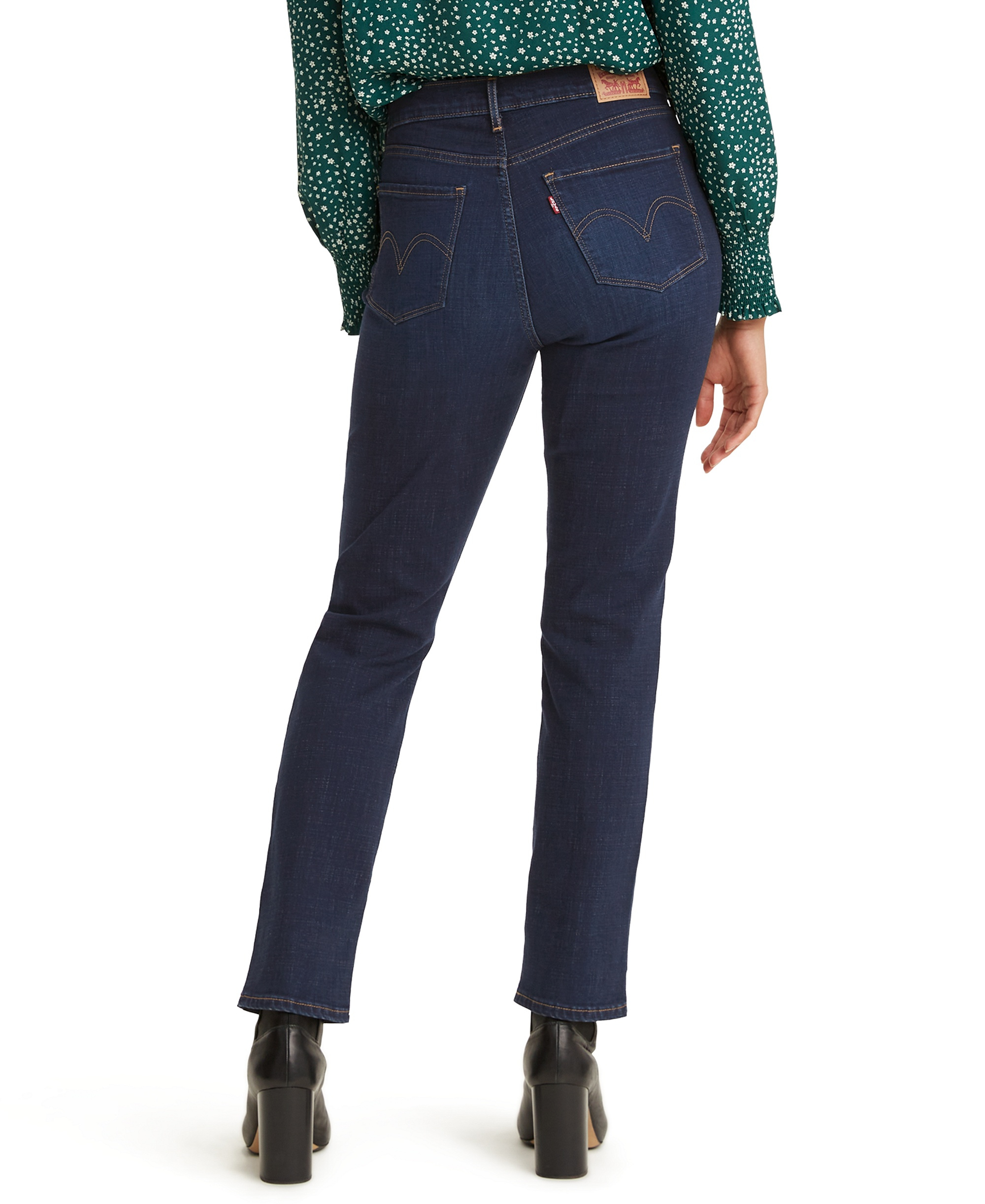 Levi's Women's Classic Mid-Rise Straight-Leg Jeans - Colbat Haze