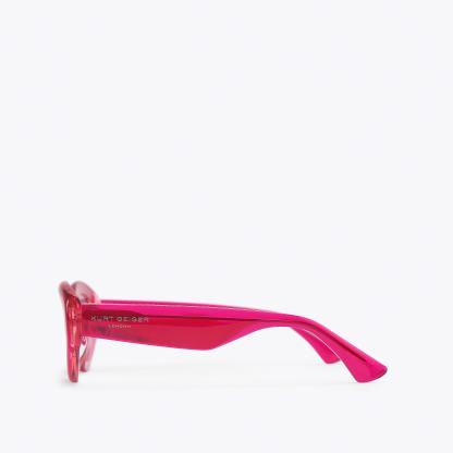 Kurt Geiger London Small Kensington Cat Eye Sunglasses - Pink - view 4
