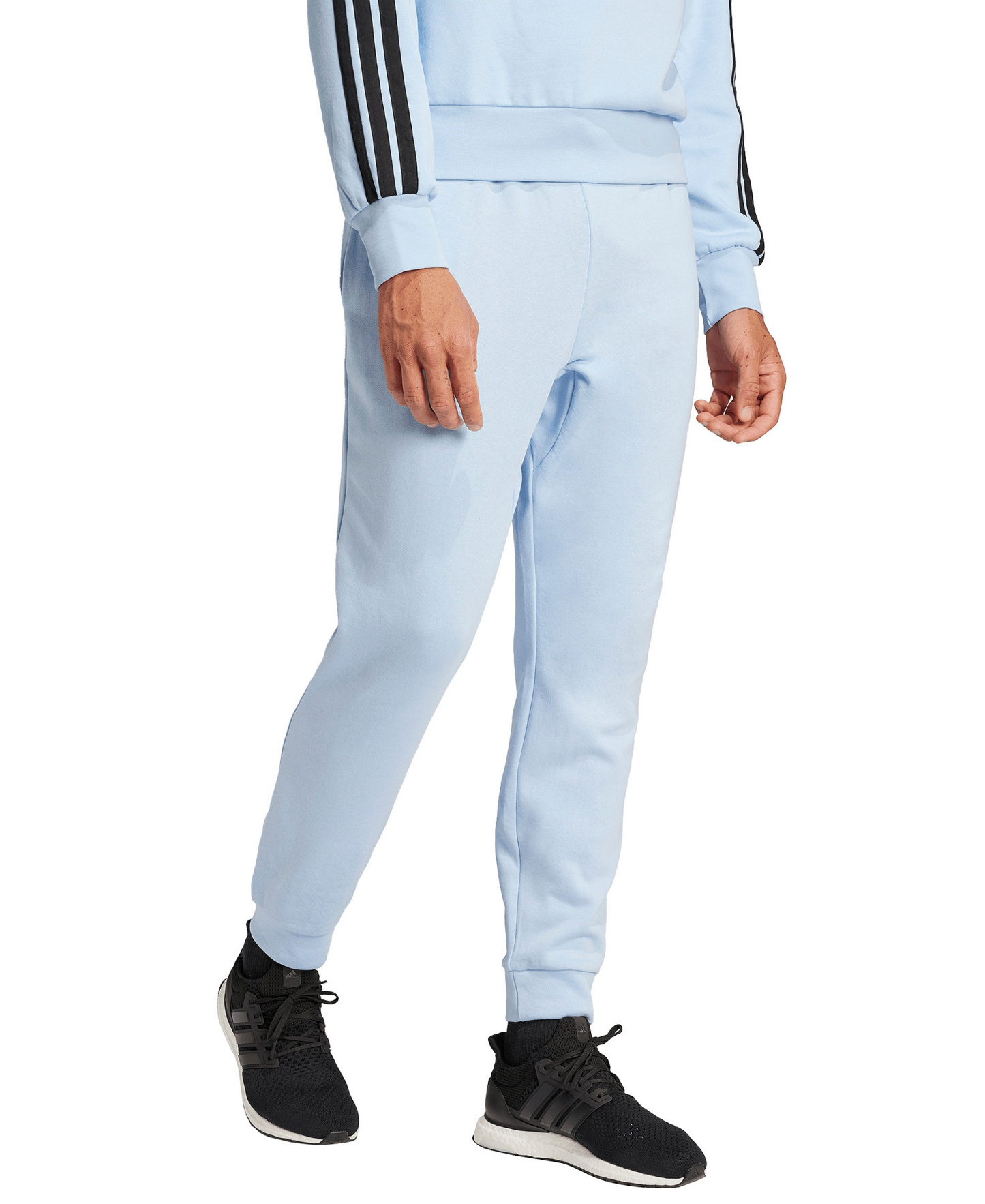 adidas Men's Essentials Feel Cozy Fleece Pants - Glow Blue