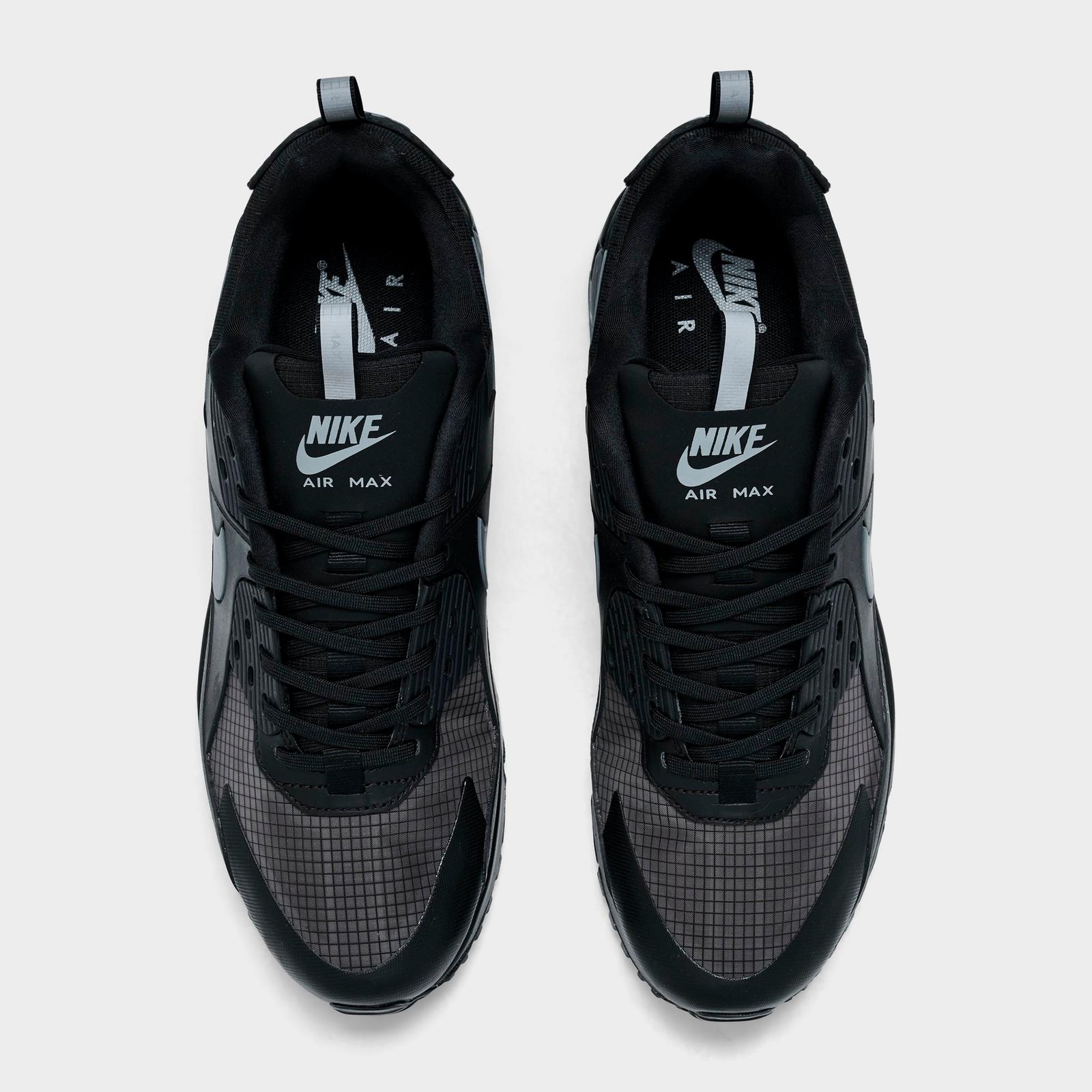 Men's Nike Air Max 90 Drift Casual Shoes - Black/Wolf Grey/Anthracite