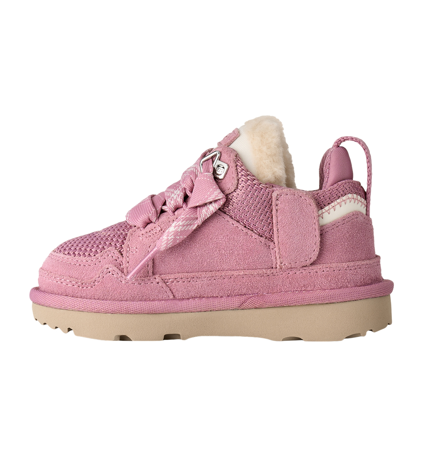 UGG® Toddler Kids Lowmel Lace-Up Sneakers - Dusty Orchid