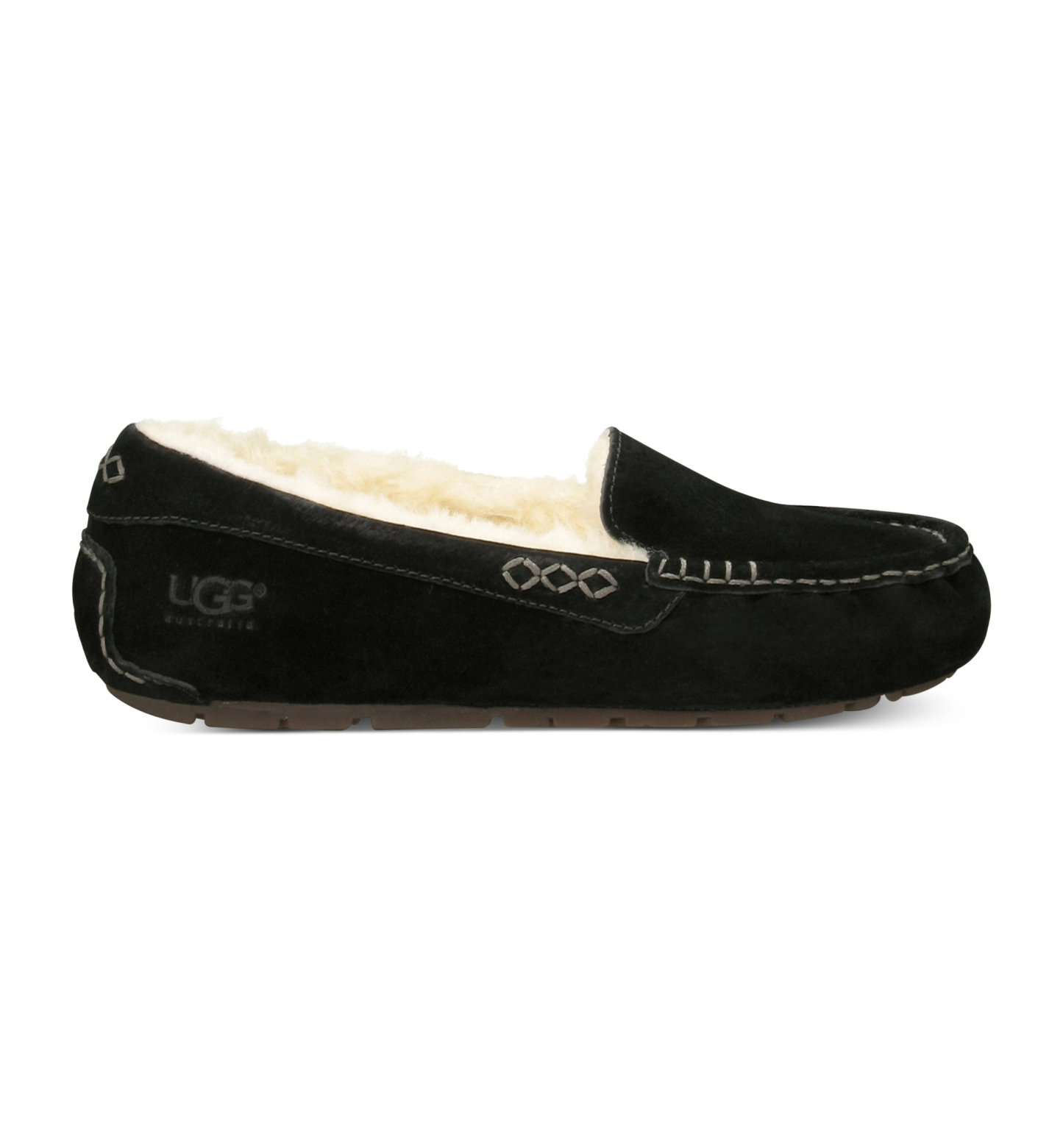 UGG® Women's Ansley Slip On Moccasin Slippers - Black