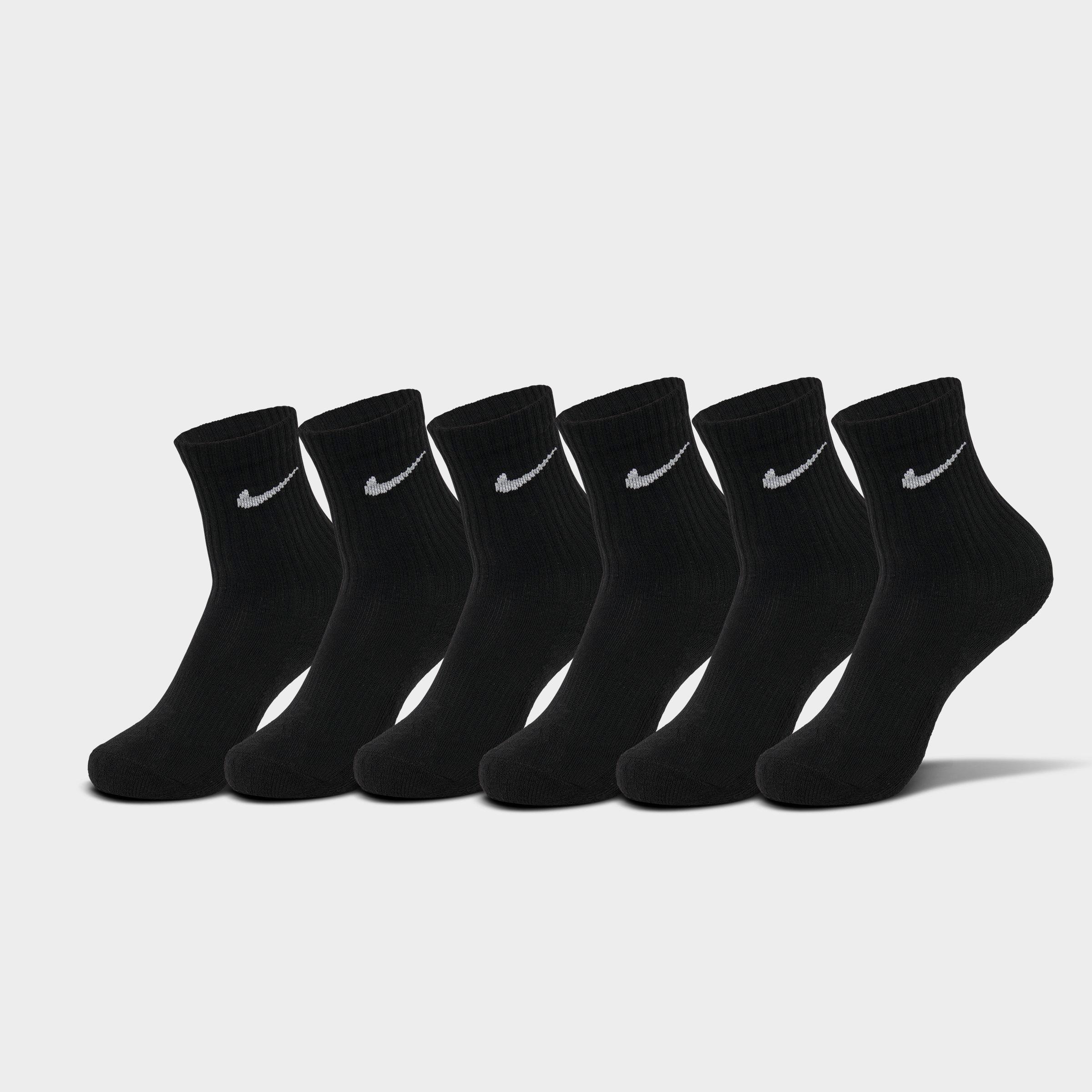 Little Kids' Nithtke Dri-Fit Crew Socks (6-Pack) - Black