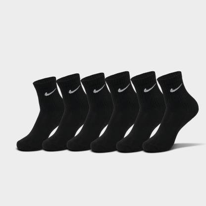 Little Kids' Nithtke Dri-Fit Crew Socks (6-Pack) - Black
