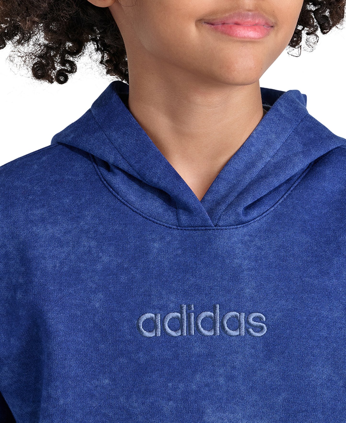 adidas Boys' 8-20 Long-Sleeve Hoodie - Dark Blue
